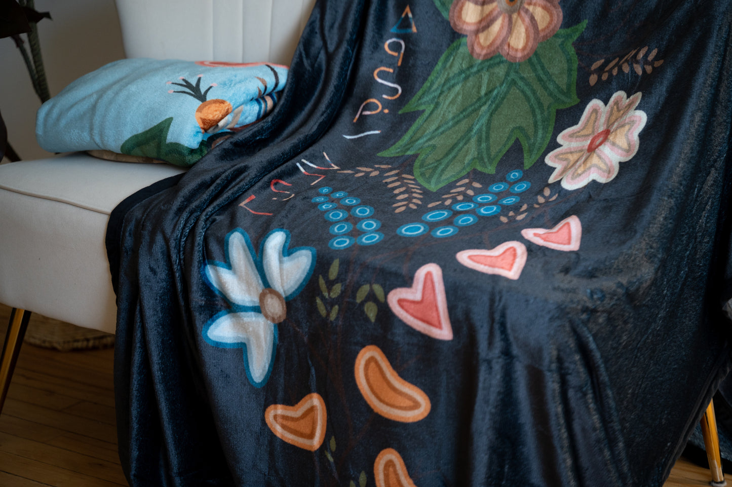 Anishinaabe Throw Blankets