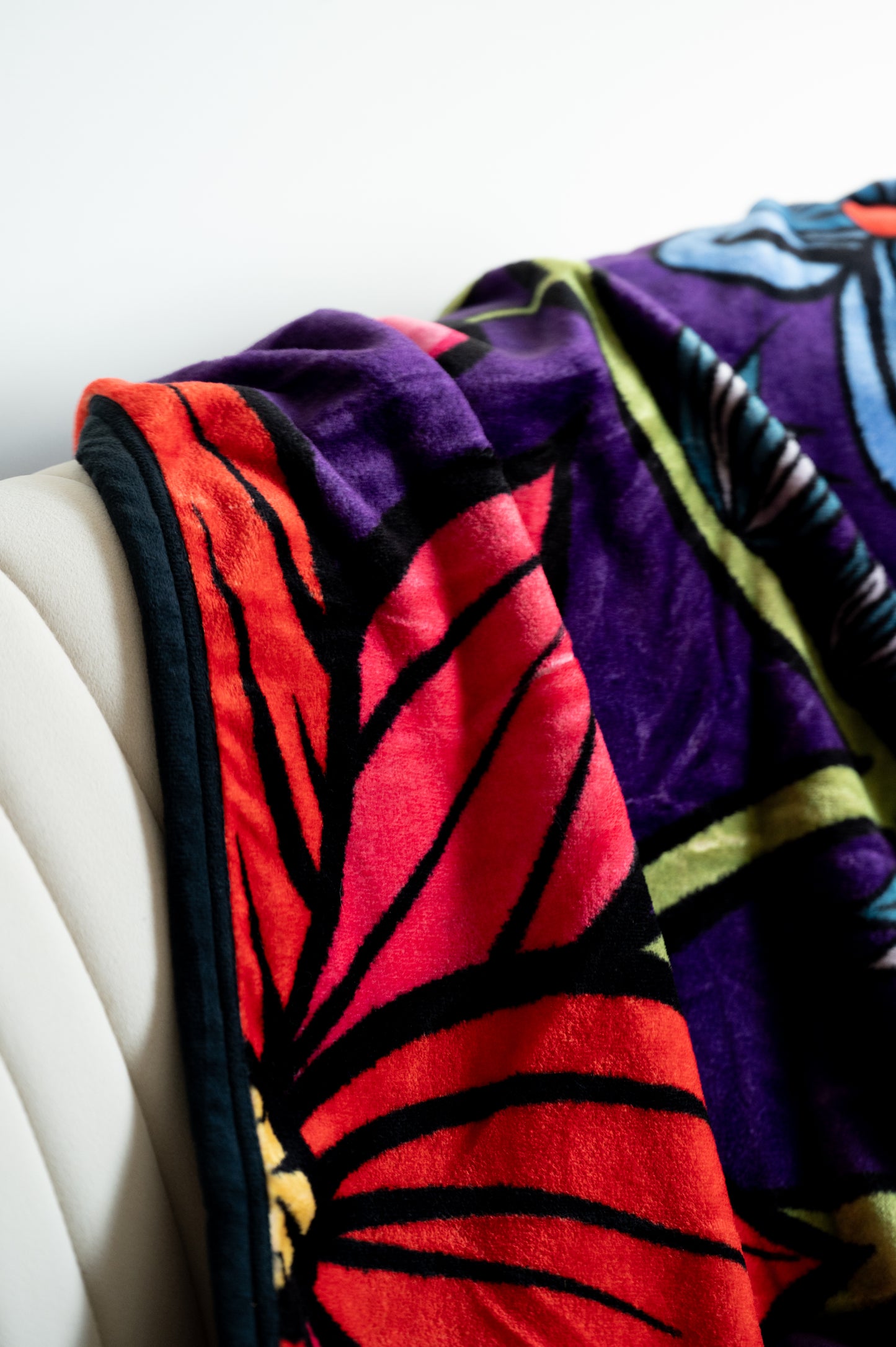 Luxe Floral Throw Blankets