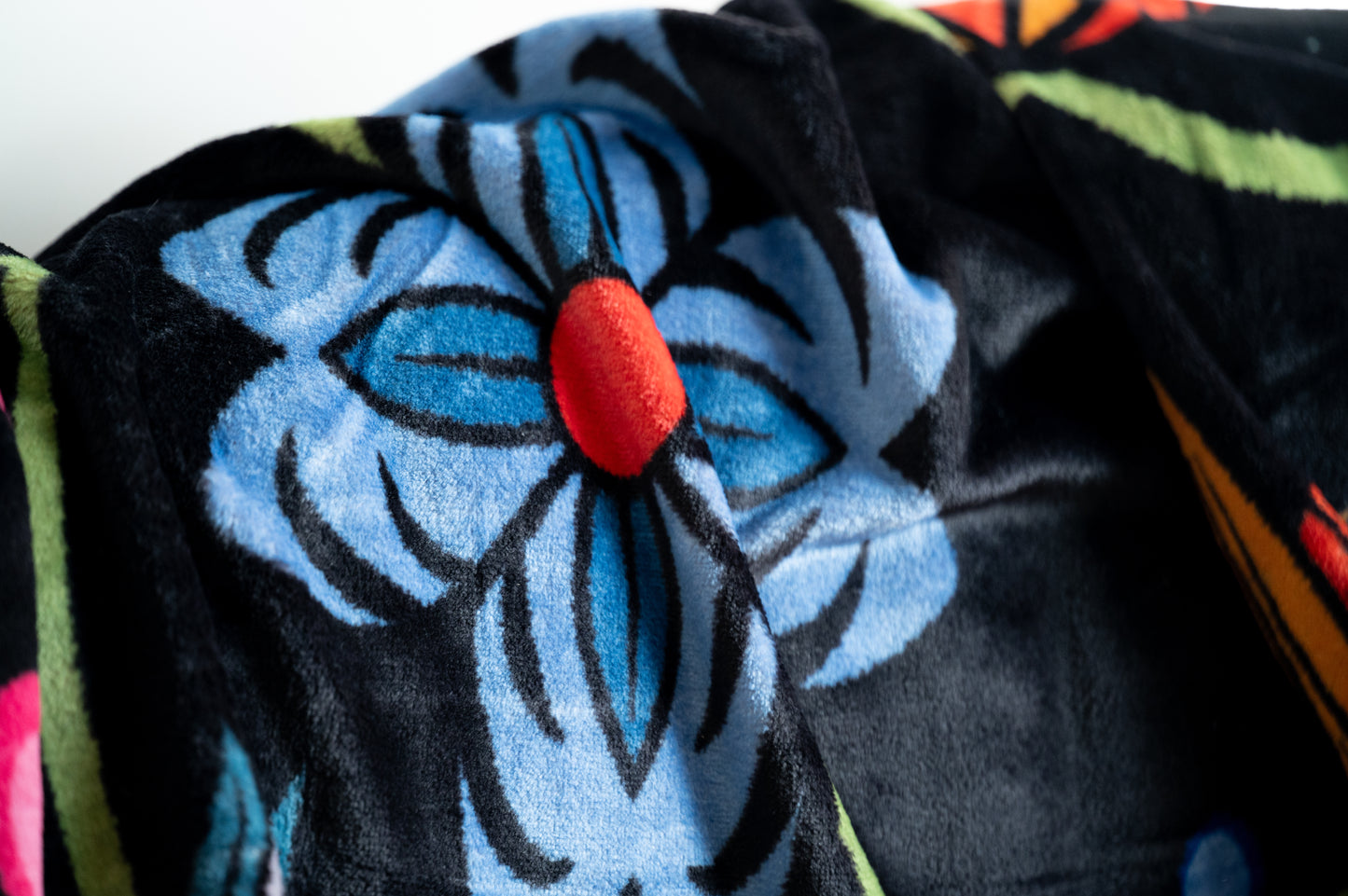Luxe Floral Throw Blankets