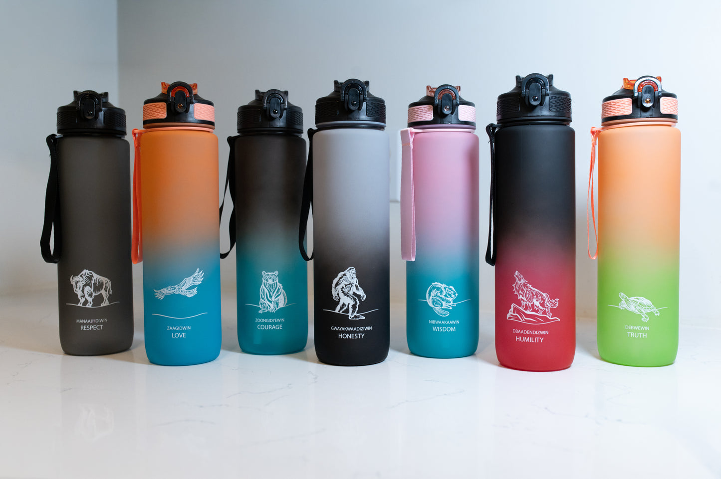 7 Teachings Water Bottles