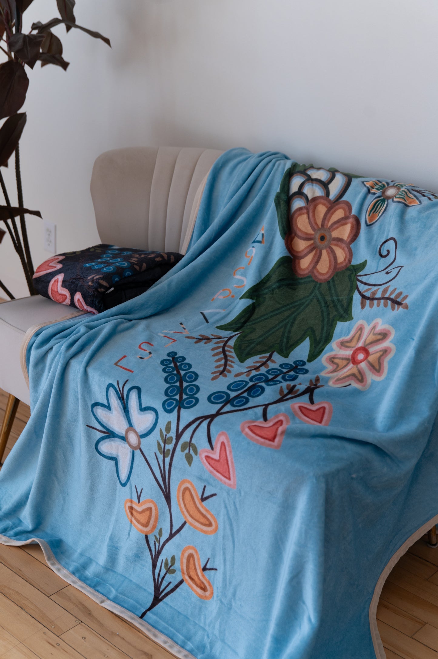 Anishinaabe Throw Blankets