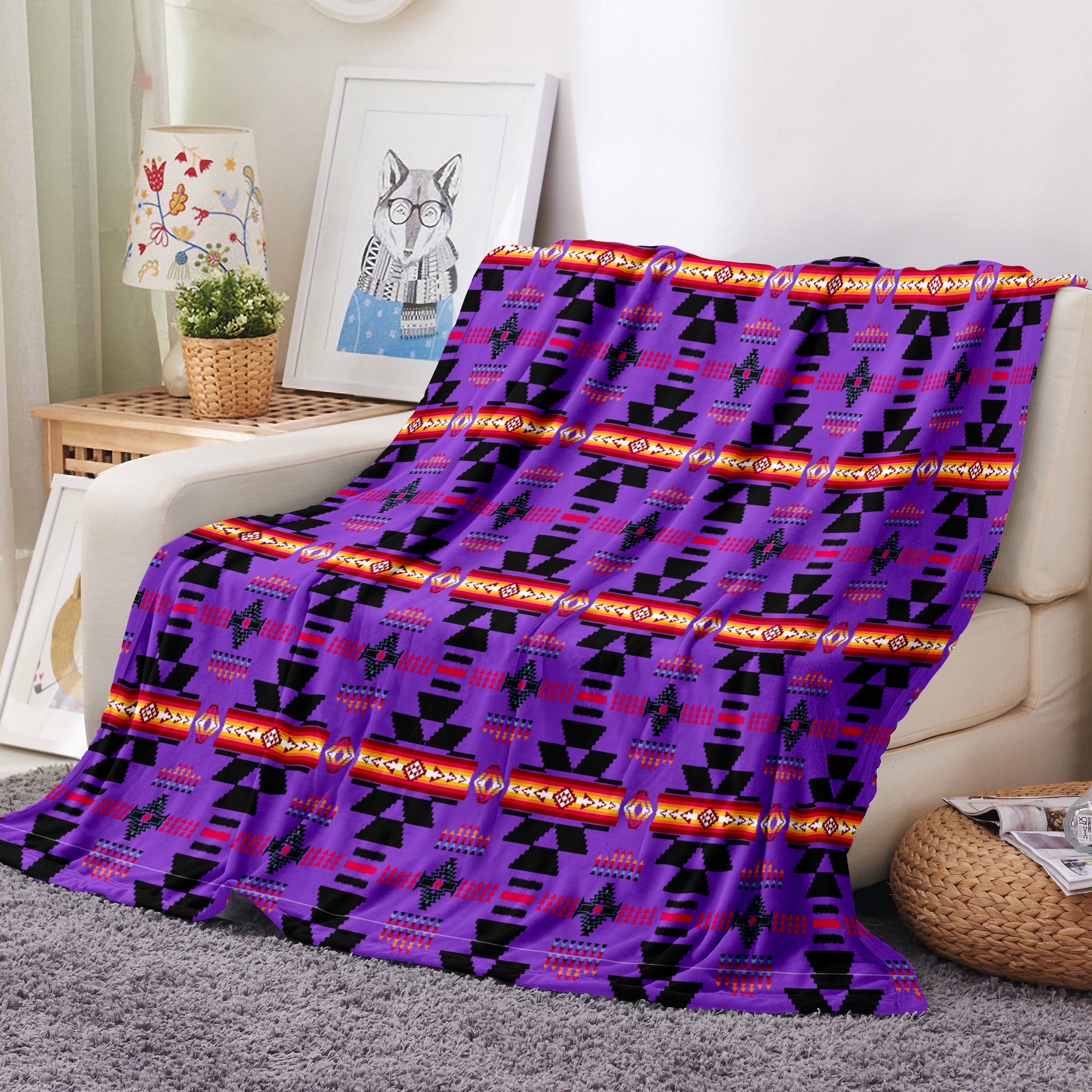 Purple throw blanket new arrivals